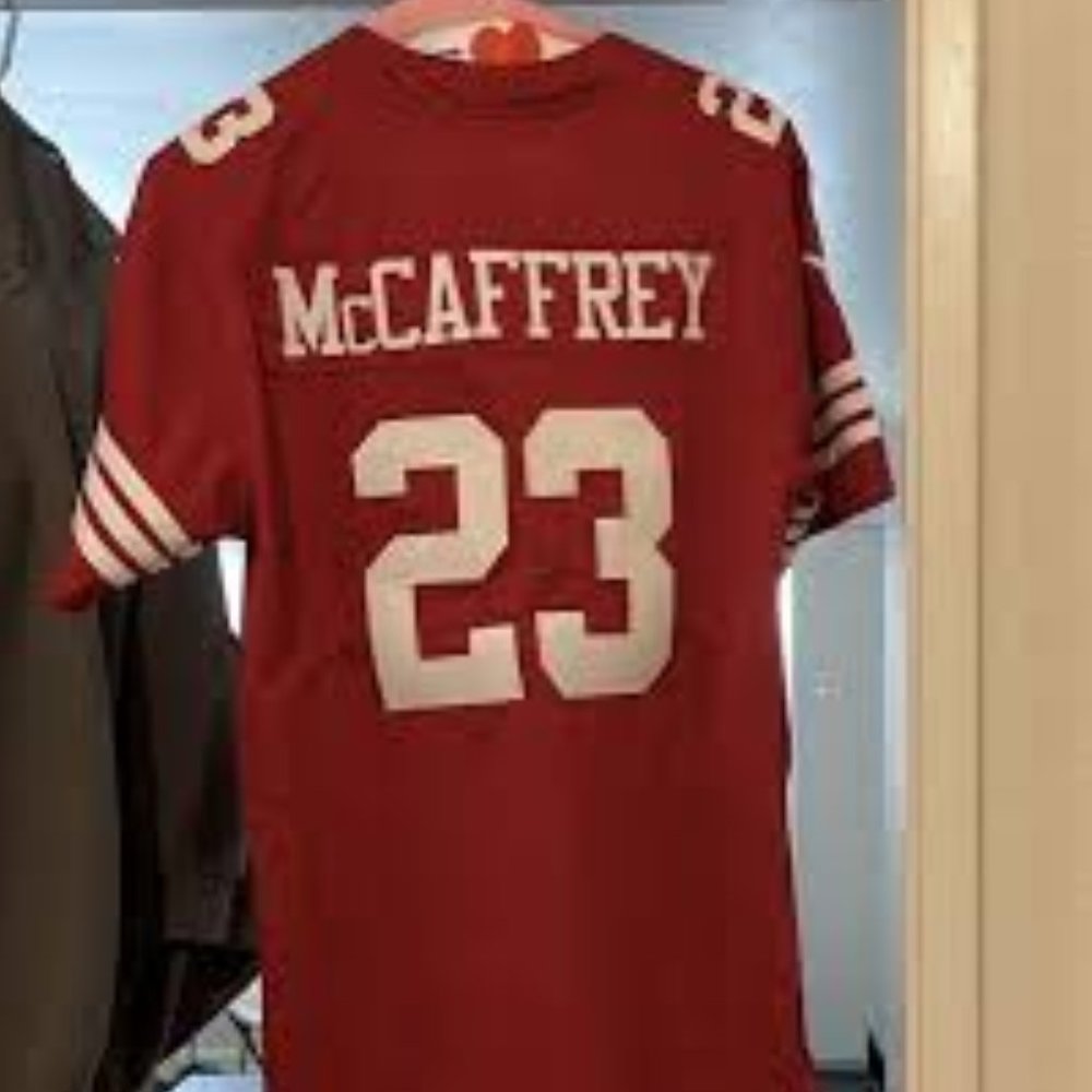 Christian McCafferey Youth XL Red Jersey